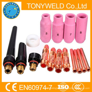TIG KIT & WP SR 17 18 26 Series TIG Welding Torch Consumables Accessories 16PK